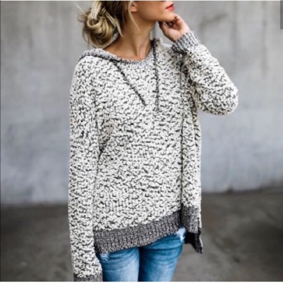 ❣HP❣Miracle Popcorn Pullover Hoodie Black & White - Picture 2 of 5